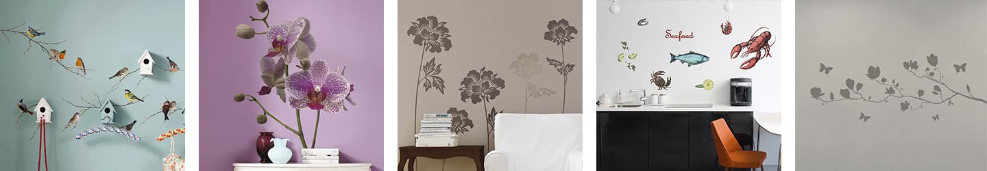 Stickers muraux Fleurs & Animaux Stickers muraux Fleurs & Animaux