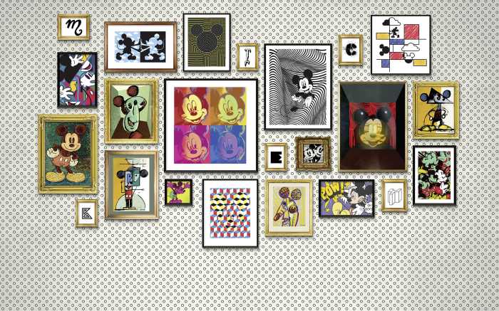 Poster XXL impression numérique Mickey Art Collection