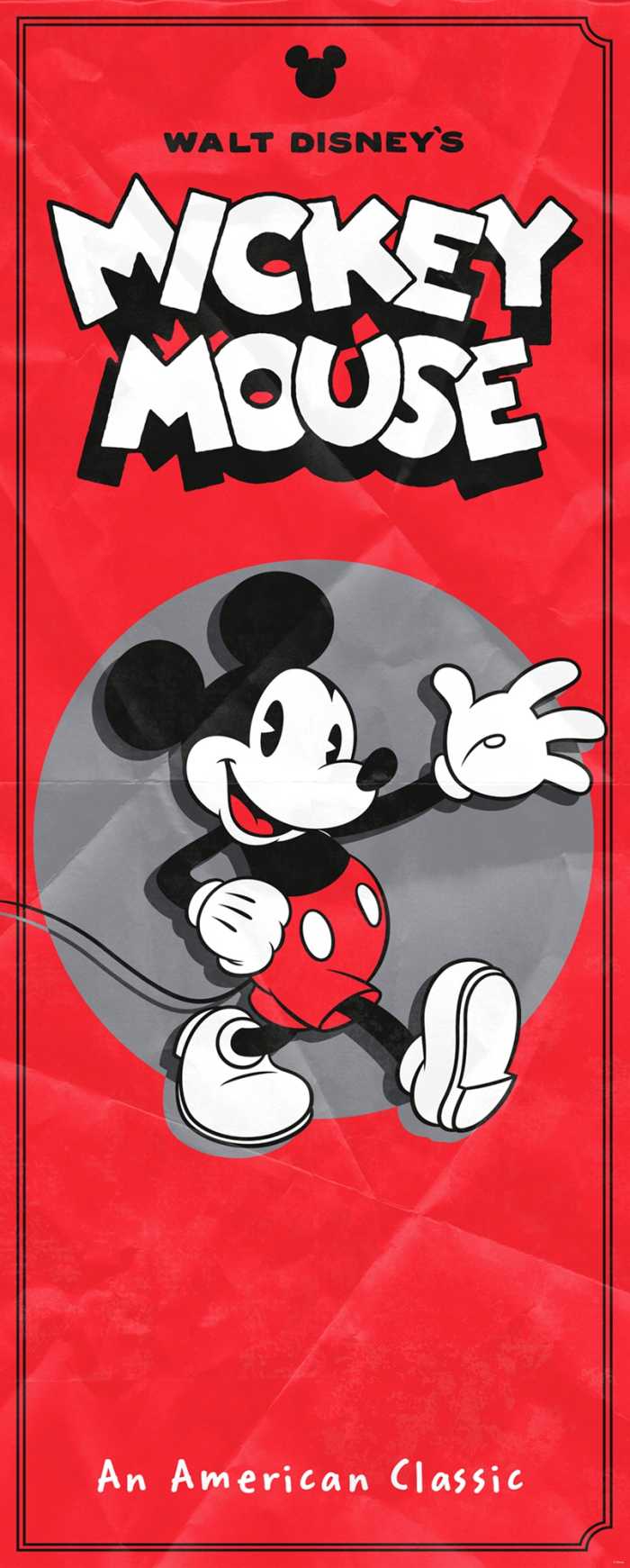 Panneau sur intissé  Mickey - American Classic