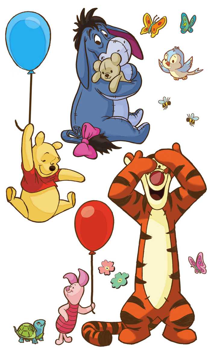 Sticker mural "Winnie the Pooh and Friends" XXL