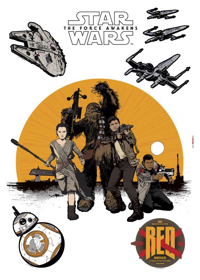 Sticker mural Star Wars Resistance