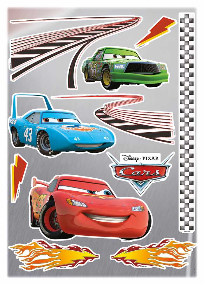 Sticker mural Cars