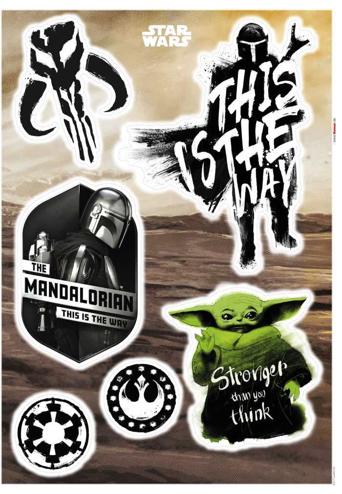 Sticker mural Mandalorian Legend