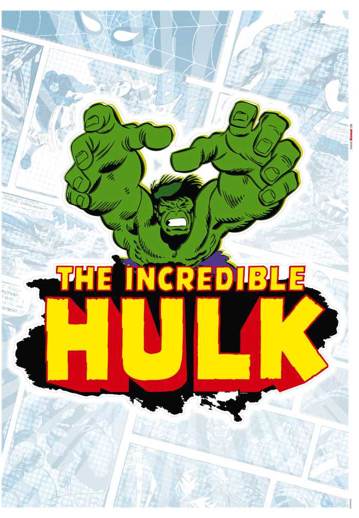 Sticker mural Hulk Comic Classic