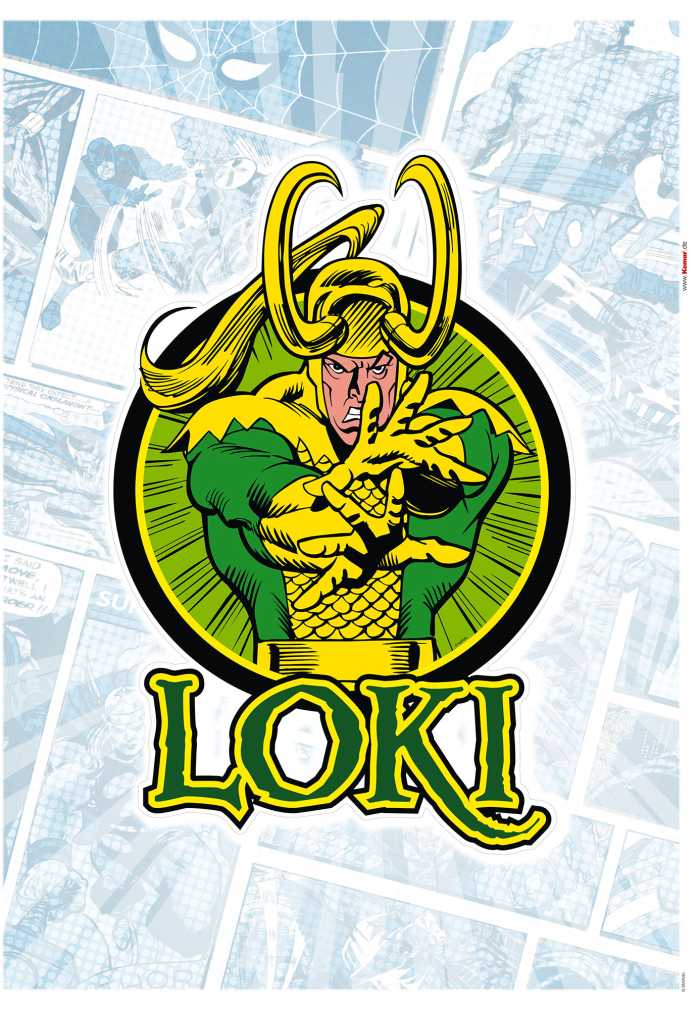 Sticker mural Loki Comic Classic