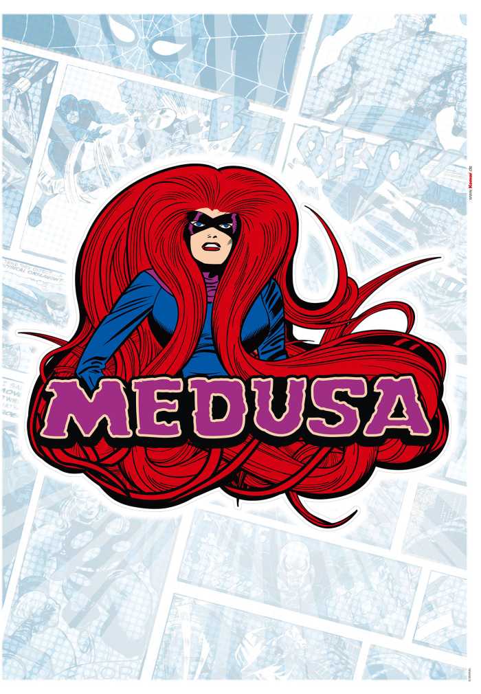 Sticker mural Medusa Comic Classic