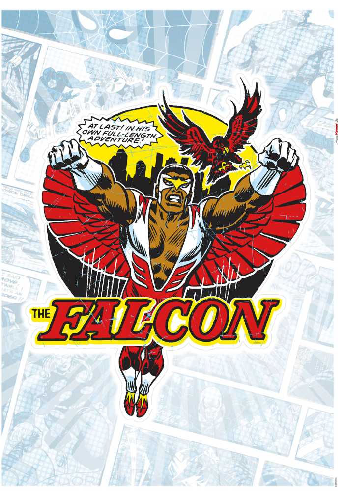 Sticker mural Falcon Comic Classic