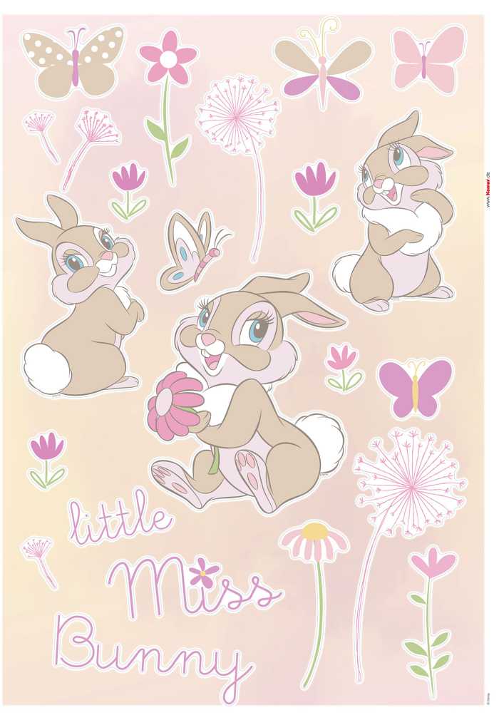 Sticker mural Little Miss Bunny