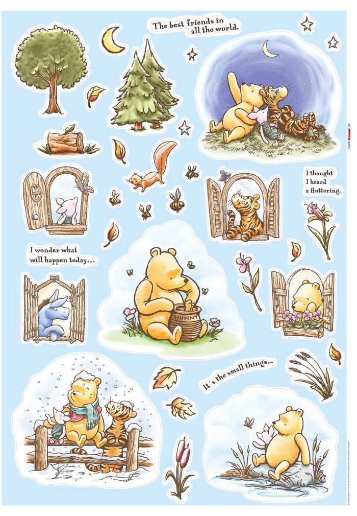 Sticker mural Winnie the Pooh Adventures