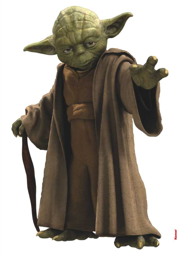 Sticker mural Star Wars Yoda