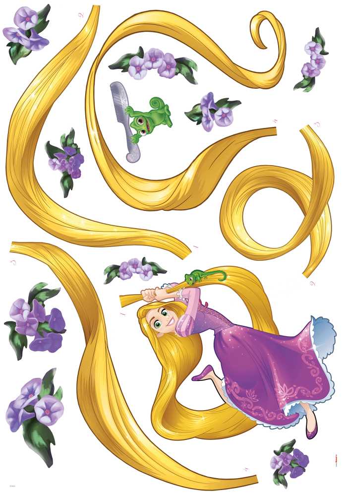Sticker mural Rapunzel