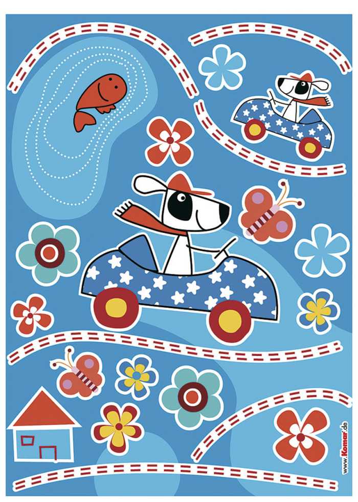 Sticker mural Dog´s Day