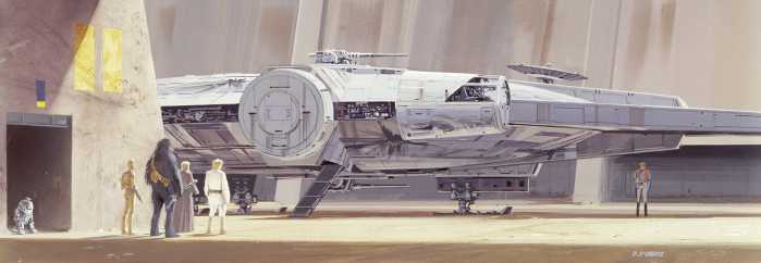 Photo murale Star Wars Classic RMQ Millenium Falcon