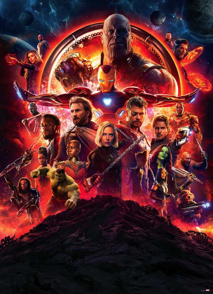 Photo murale Avengers Infinity War Movie Poster