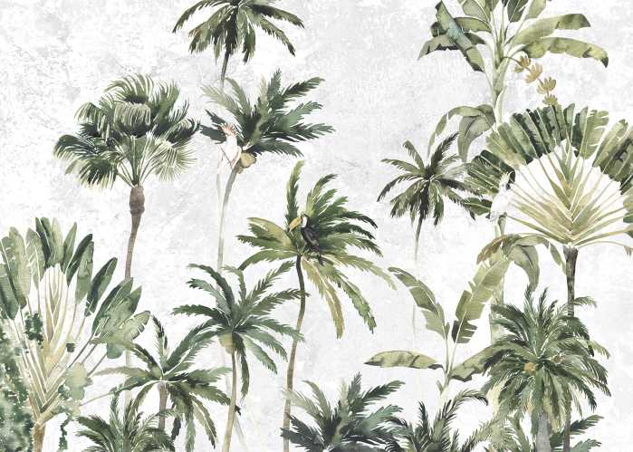 Intissé Standard Oiseaux de Malibu