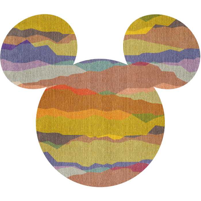 Sticker mural Mickey Head Vista