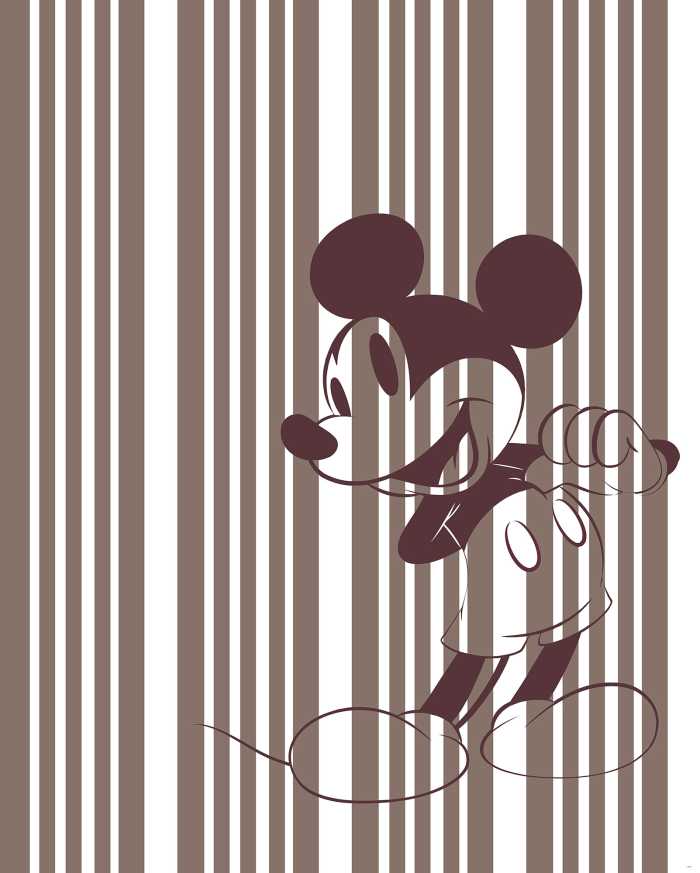 Poster XXL impression numérique Mickey Tone-on-Tone