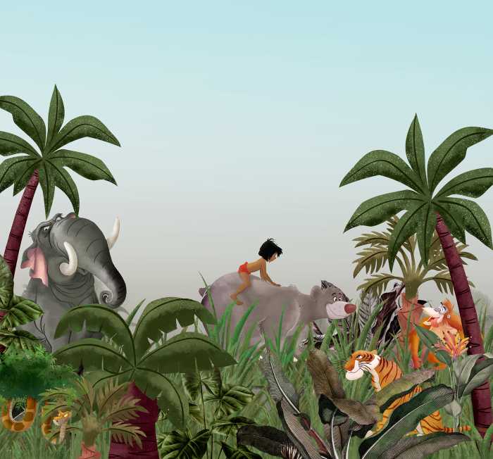 Poster XXL impression numérique Jungle Book