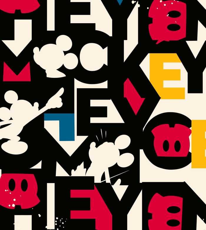 Poster XXL impression numérique Mickey Mixup