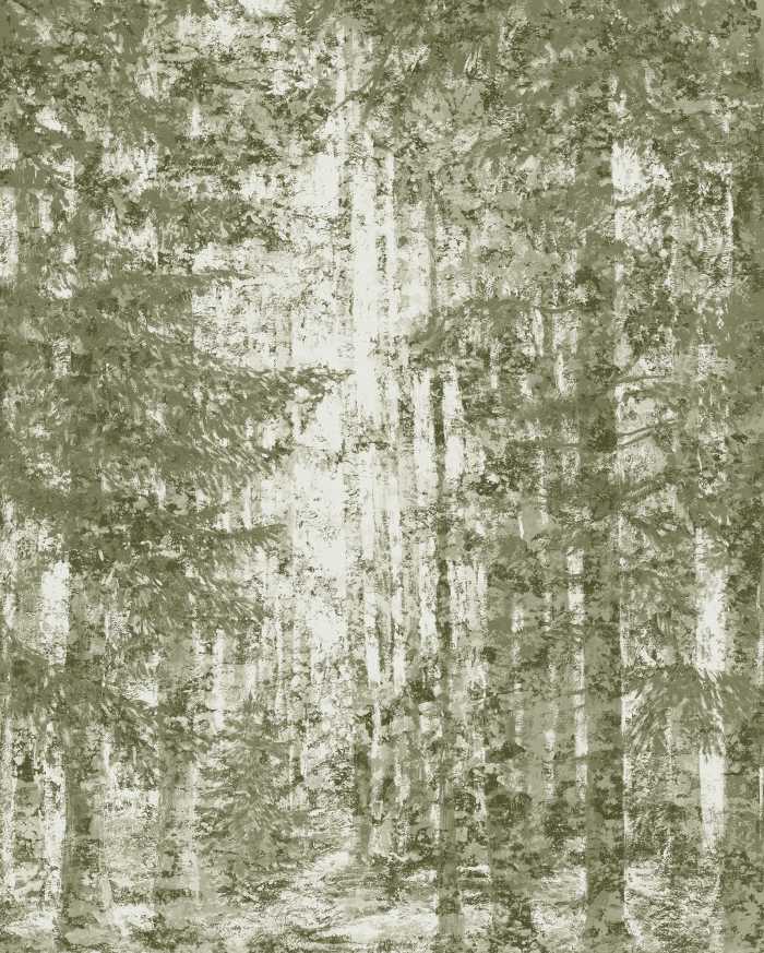 Poster XXL impression numérique Fading Forest