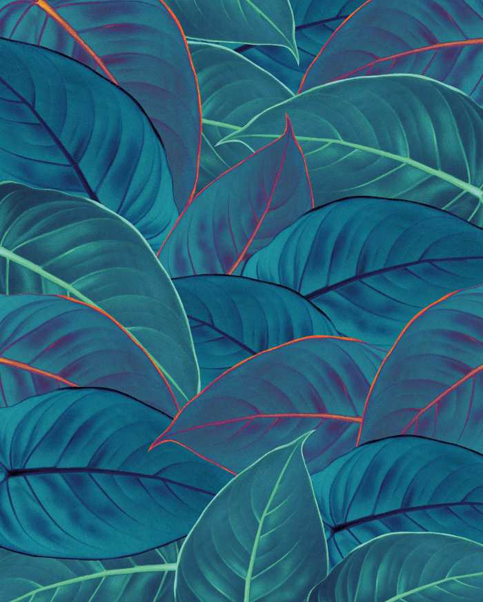 Photo murale intissé impression numérique Foliage
