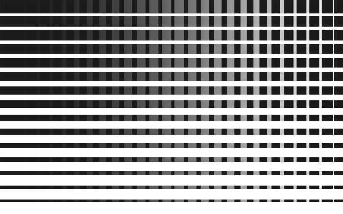 Poster XXL impression numérique Griddy whiteblack-grey