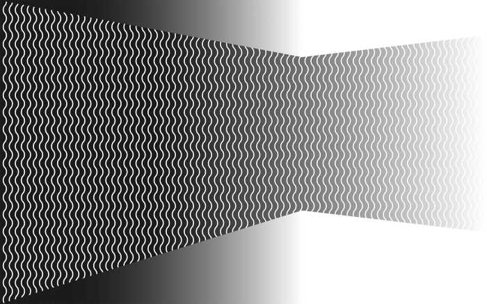 Poster XXL impression numérique Wave Wall white-greygrey