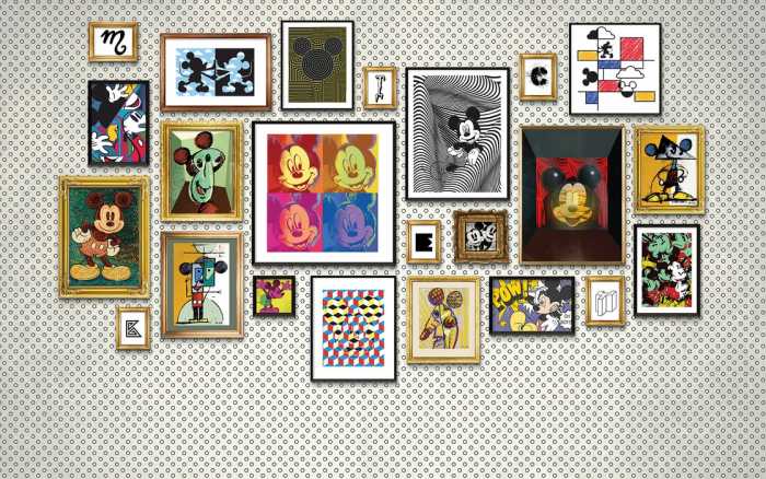 Intissé Premium Mickey Art Collection