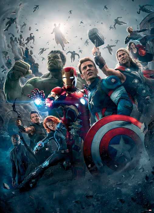 Papier Avengers Age of Ultron Movie Poster