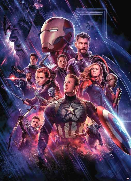 Papier Avengers Endgame Movie Poster