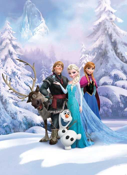 Papier Frozen Winter Land