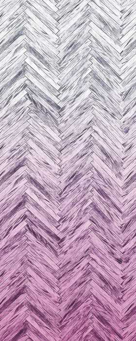 Intissé Premium Herringbone Pink Panel