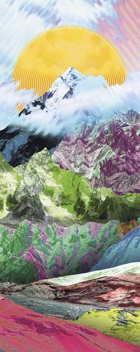 Intissé Premium Mountain Top Panel