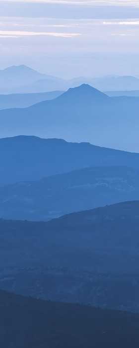 Intissé Premium Blue Mountain Panel