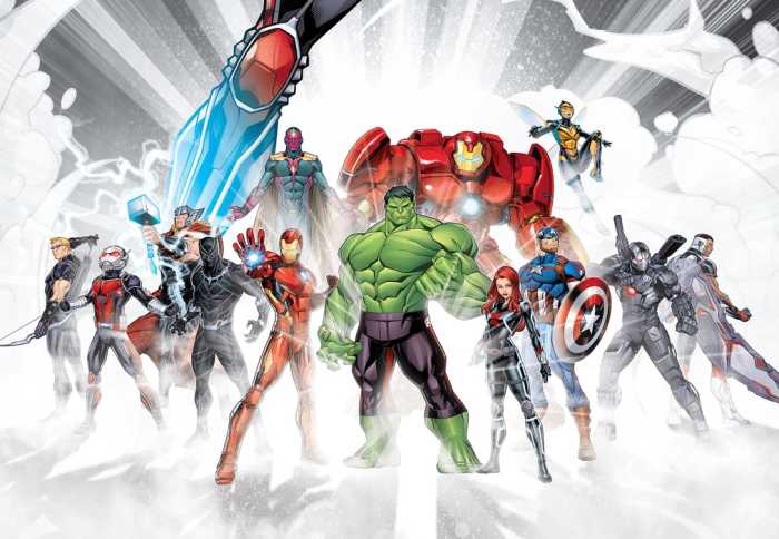 Papier Marvel Avengers Unite
