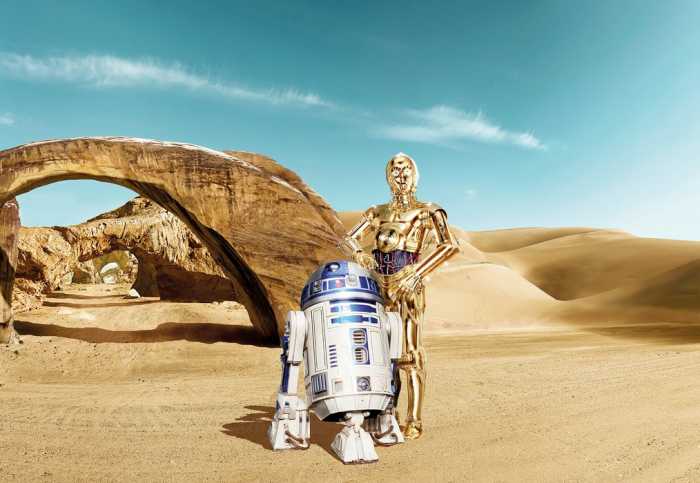Papier Star Wars Lost Droids