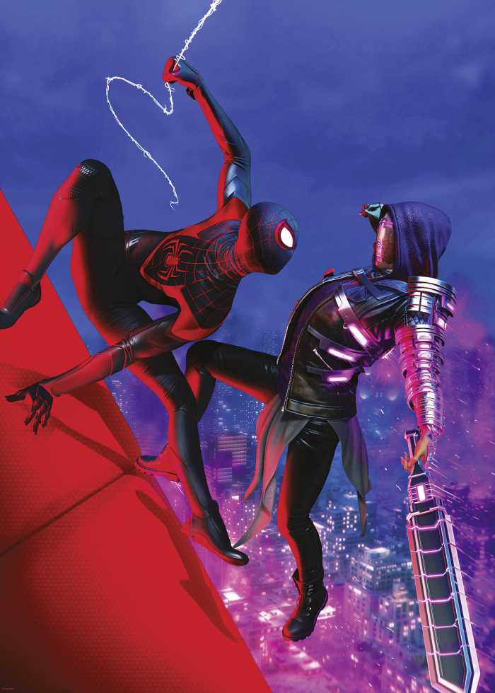 Affiche d'art Marvel Spider-Man Fight