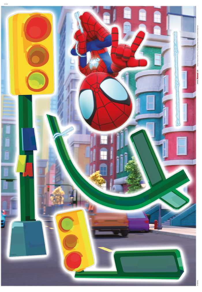 Sticker mural Spidey and His Amazing Friends Lamp Swing