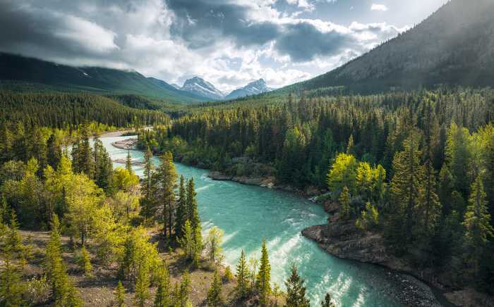 Photo murale intissé impression numérique Wild Canada