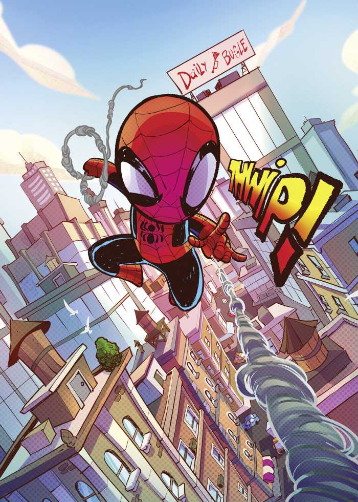 Affiche d'art Marvel Spider-Man THWIP