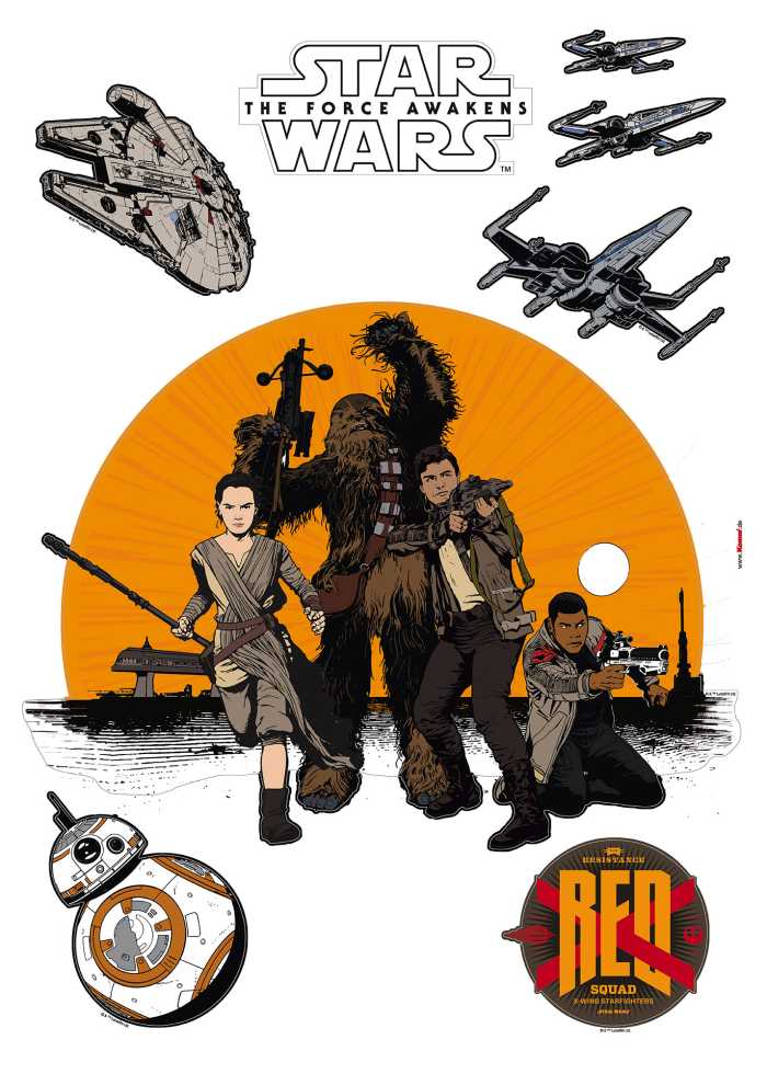 Sticker mural Star Wars Resistance
