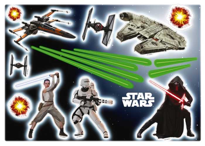 Sticker mural Star Wars EP7