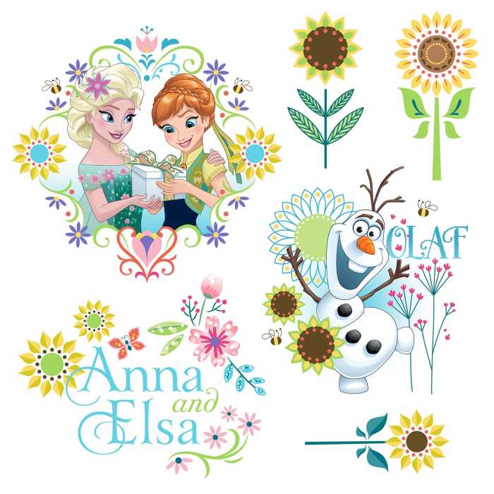 Sticker fenêtre Frozen Flower