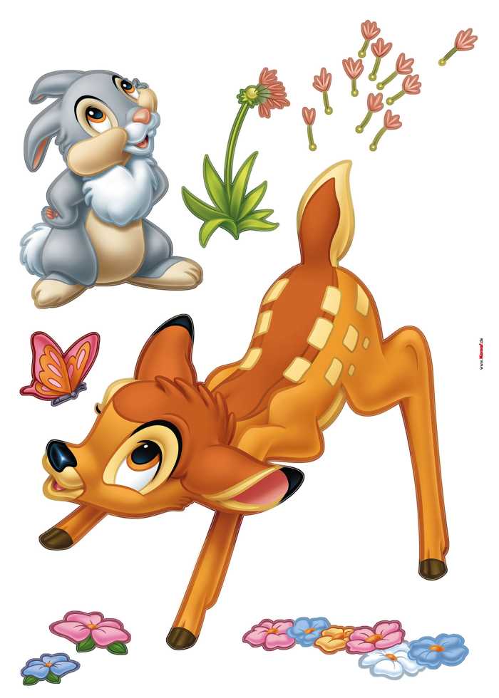Sticker mural Bambi
