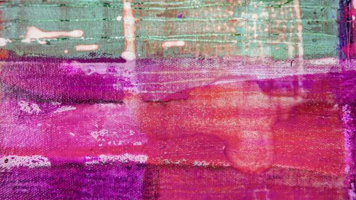Photo murale intissé impression numérique Puddle Tangy pink