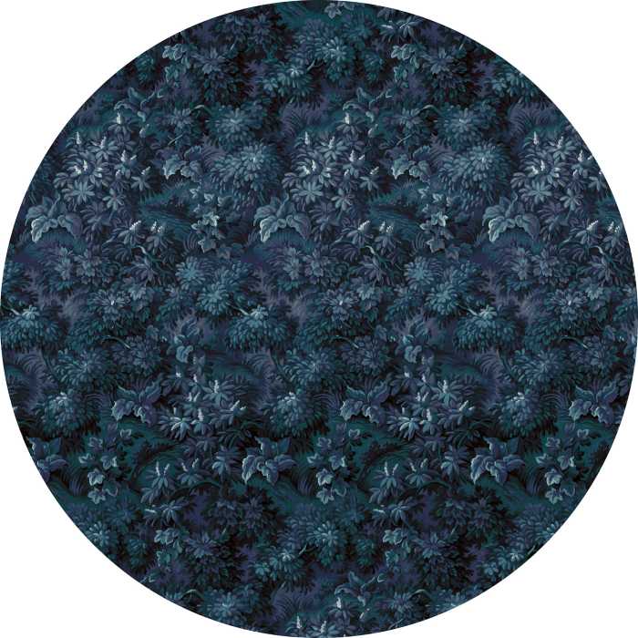 Photomural rond Azul