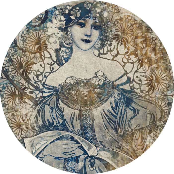 Photomural rond Goddess