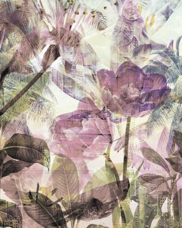 Photo murale intissé impression numérique Metropical Faded