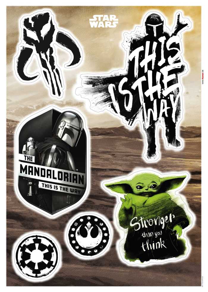 Sticker mural Mandalorian Legend