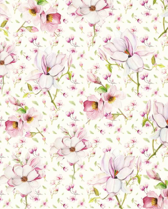 Photo murale intissé impression numérique Magnolia